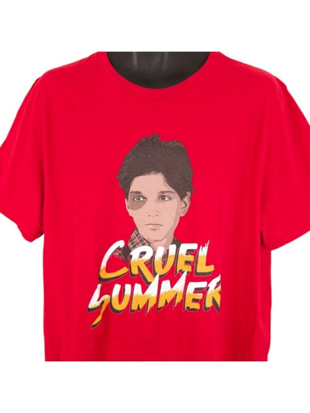 The Karate Kid T Shirt Mens Size 2XL Red Cruel Summer Daniel Retro 80s Tee